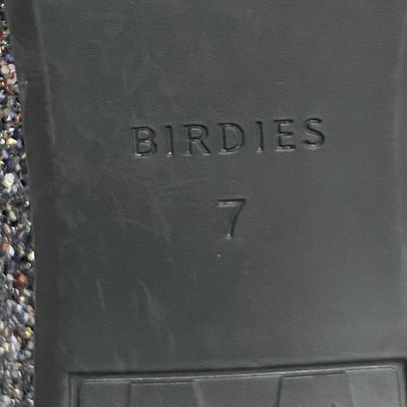 Birdies Starling Glitter Ballet Loafer Flats In Navy Women’s Size 7 New - Picture 9 of 10